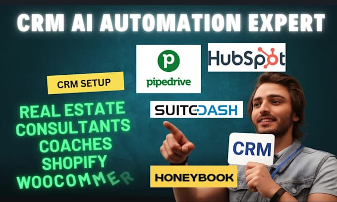 setup suitedash honeybook 17hats freshsales CRM ai automation workflow expert