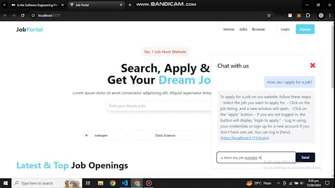 create custom chatgpt bot and integrate it in your website