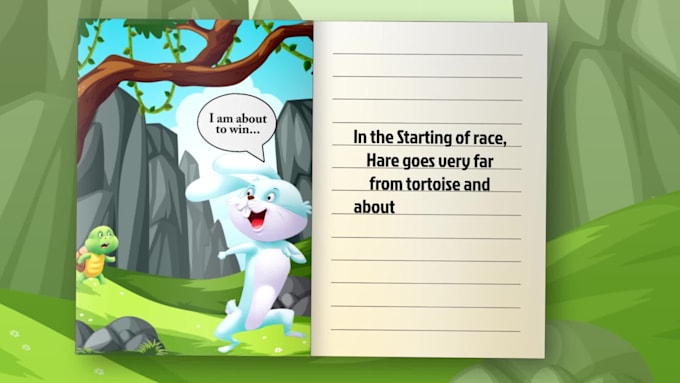create a cute and amazing animated childrens book trailer