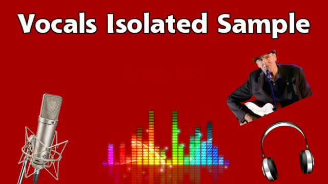 isolate vocals from any song