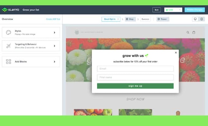 do ecommerce shopify klaviyo email marketing sales funnel automation workflow