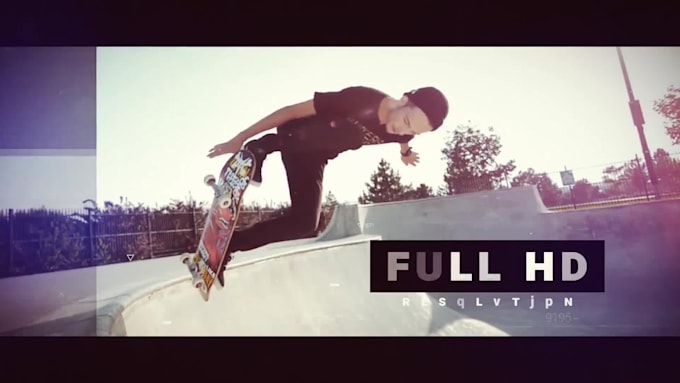 create a collage, promo, stylish, fitness, sport video