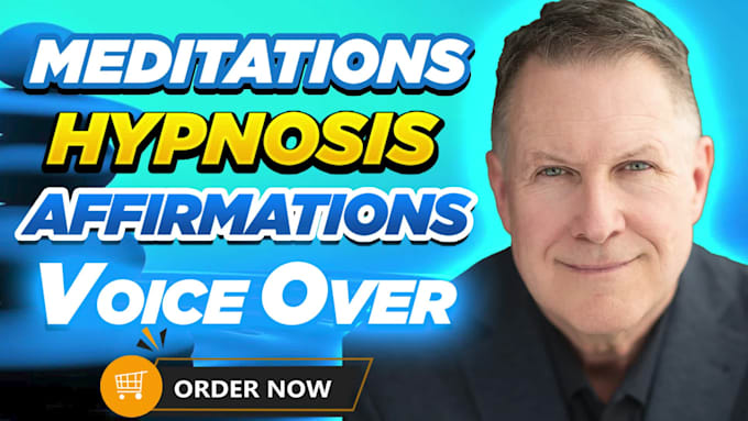record your american male voice over guided meditations