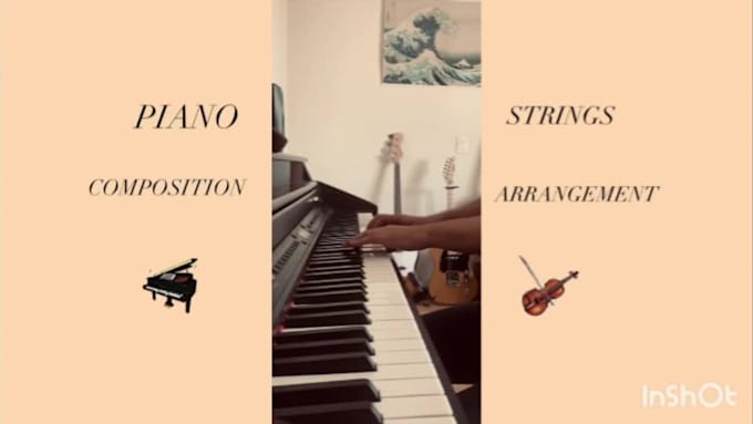 compose a solo piano, cello or with orchestral strings song for you