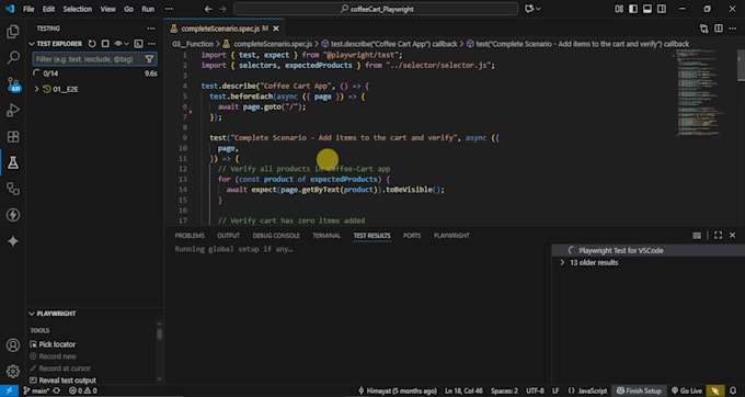 provide cypress playwright automation, e2e, API testing with cicd