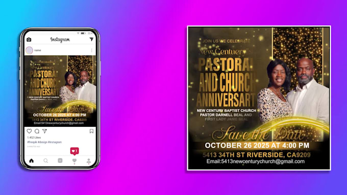animate motion graphics flyers for events and parties