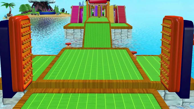 create 3d kids cartoon video and 3d kids rhymes
