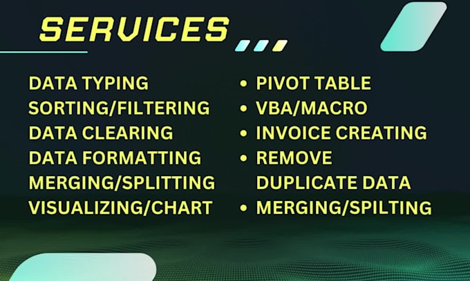 do excel data clean, merge formating, visualizing