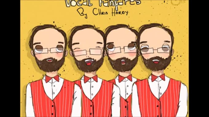 sing your name or short message in 4 part harmony