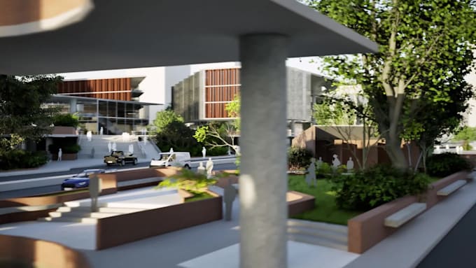 3d architectural renders with cinematic animations in d5