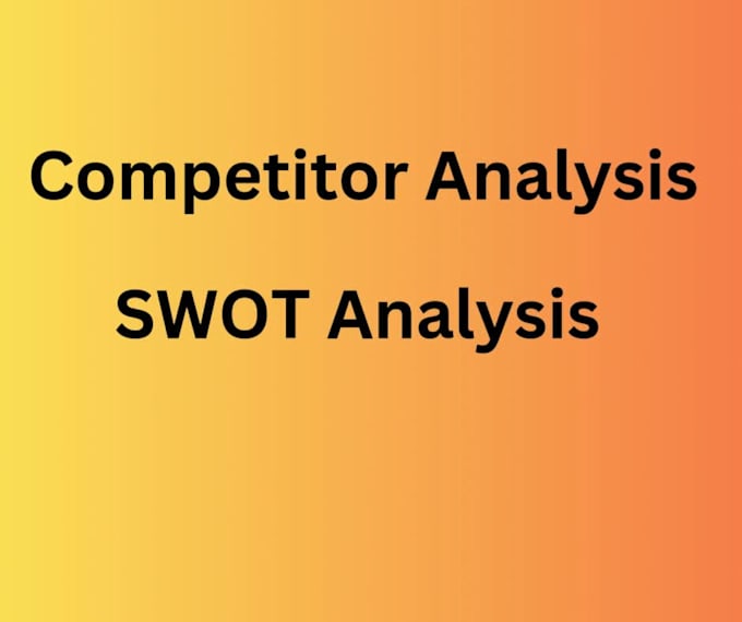 do a swot analysis for your product to make it a brand