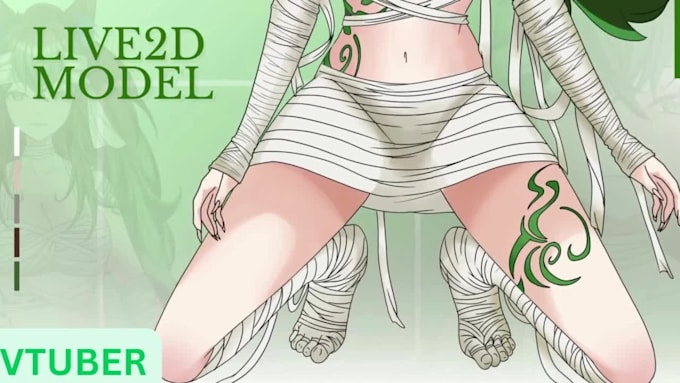do live2d vtuber model character sheet vbndger nsfw vtuber commission vrc avatar