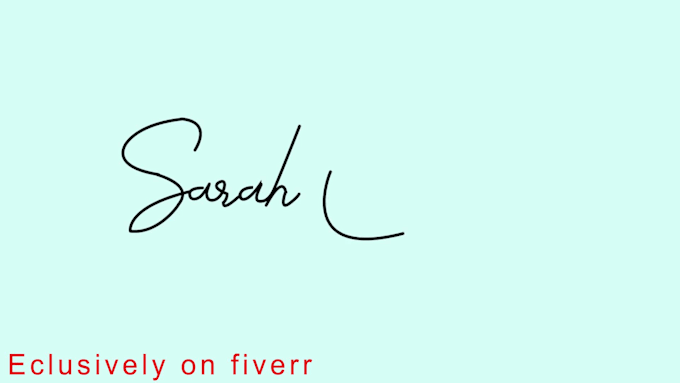 do awesome handwritten signature animation in 24 hours