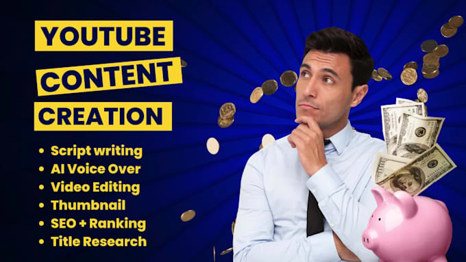 Be your youtube content creator by Abubakarirshad7 | Fiverr