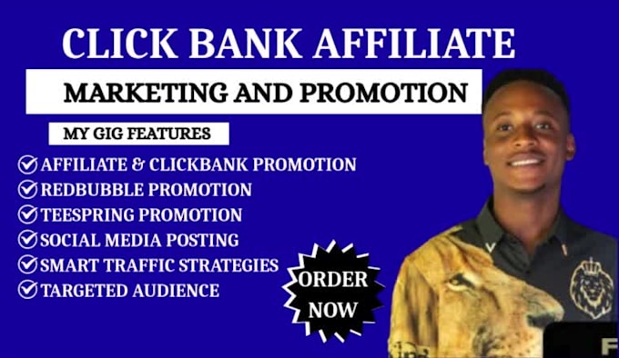 do clickbank affiliate, reddbubble, and teespring link promotion