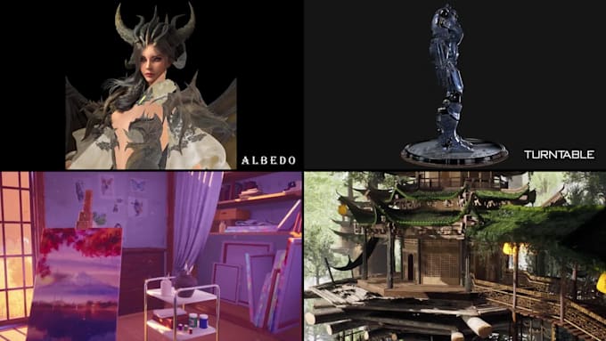 3d model anything from realistic to low poly for games and films or 3d printing