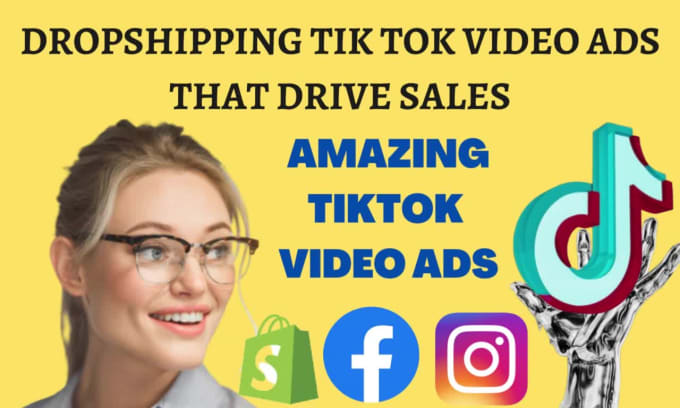 Create ugc tiktok ads shopify dropshipping tik tok ads short ads tik ...