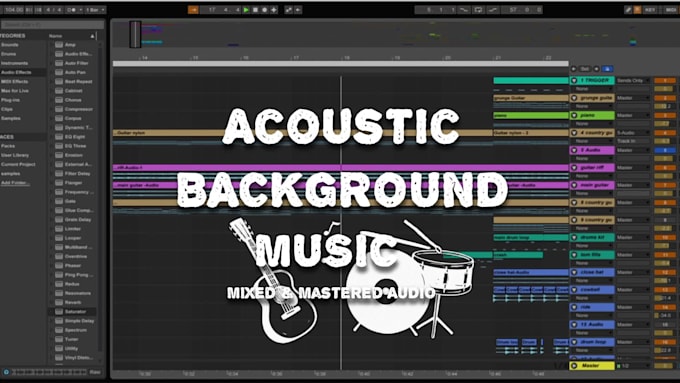 compose and produce background music