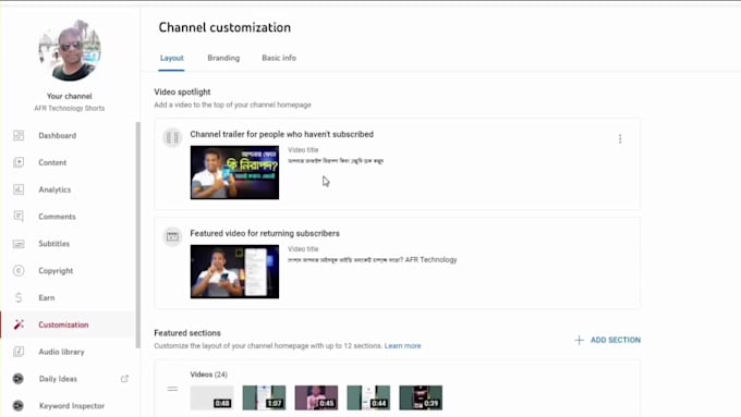 organic youtube channel promotion
