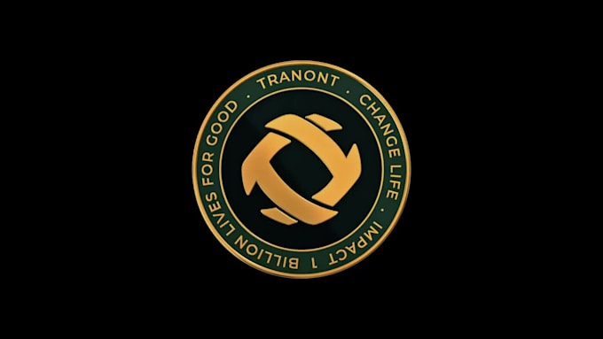 make 3d spinning logo, 3d rotating lgo loop animation