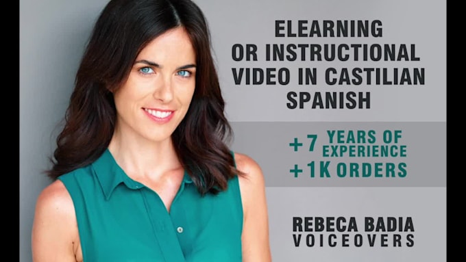 record your elearning  in castilian spanish