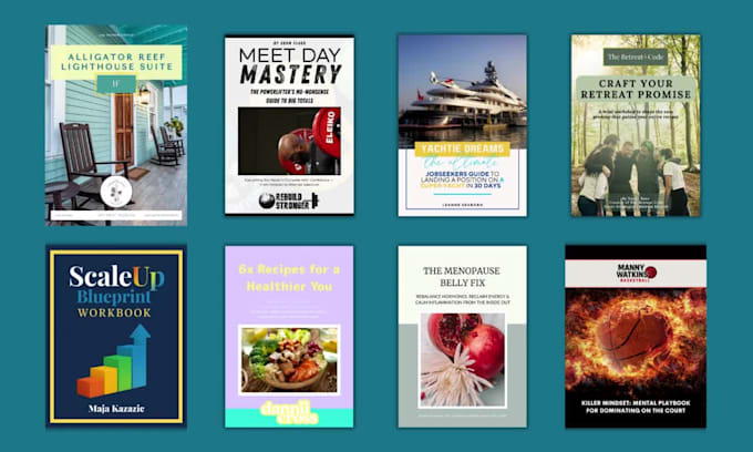 design a professional canva ebook, workbook, or lead magnet