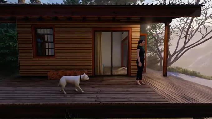 do cabin and tiny house 3d visualizations and designs