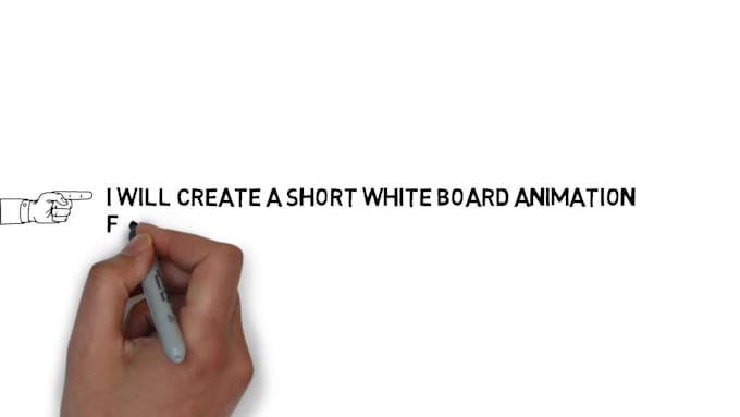 create a short white board animation for birthday wishes