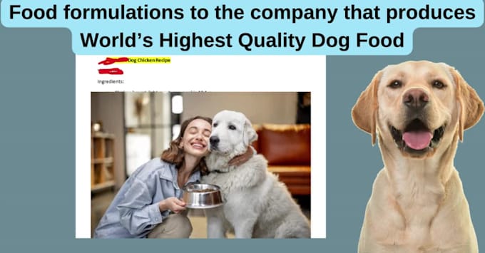 write pet nutrition content