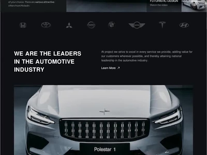 Design stunning automotive cars dealership website by site_hub1 Fiverr