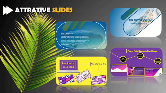 design creative and custom modern power point presentation