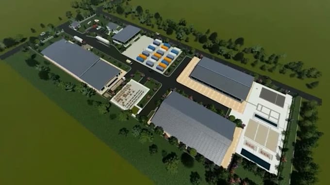 design and render 3d animation building, site, master plan