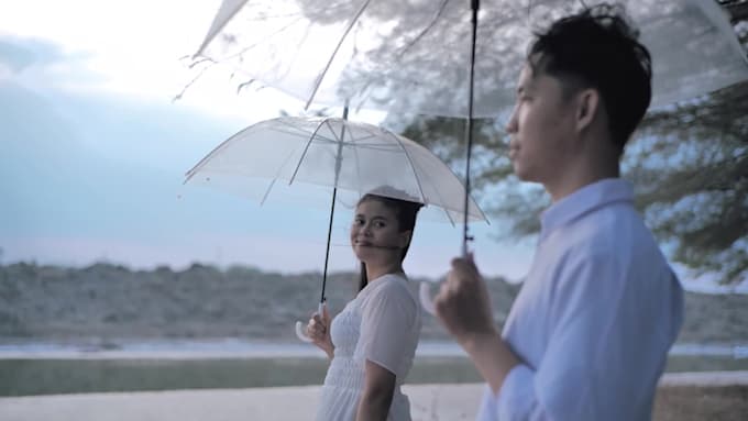 do cinematic wedding video editing