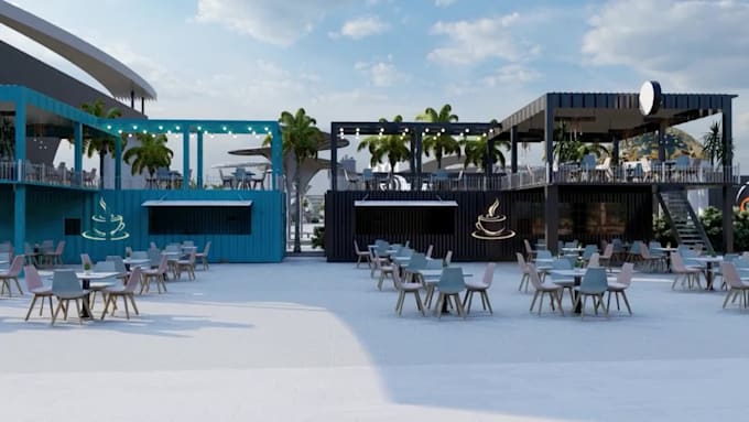 create amusement park master plans and 3d visualizations