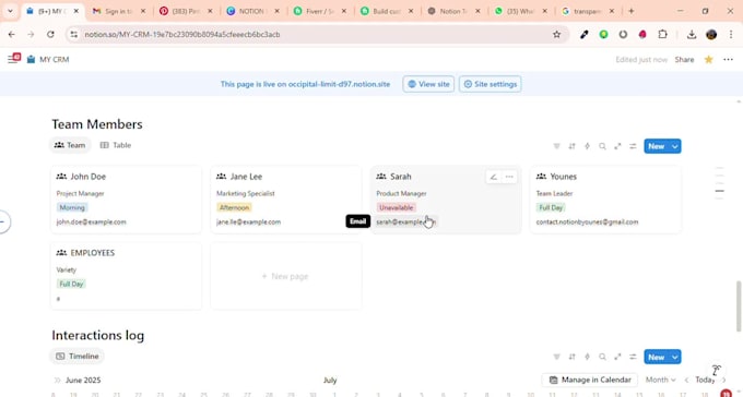 Setup custom notion template crm dashboard notion website for your ...