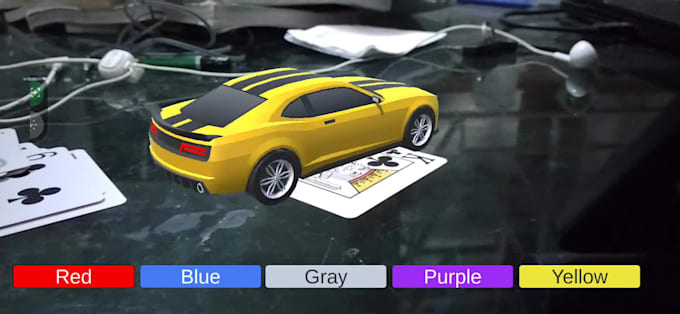 develop ar augmented reality business cards app for you