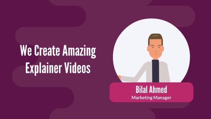 Hot Deals! I will create 2d animation video or marketing video in 24hr