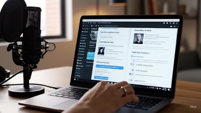 listen and write podcast show notes in a day