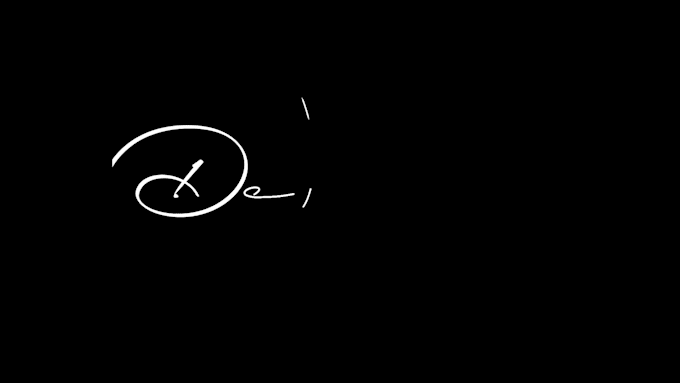animate your signature like pro