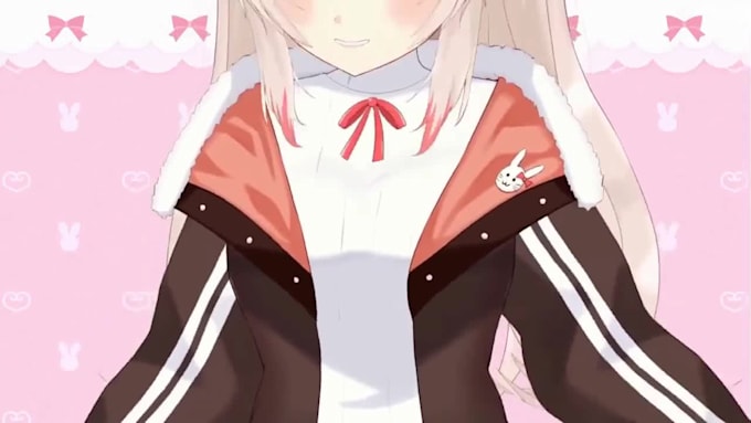 draw cute live2d vtuber model, 2d vtuber model, 2d vtuber rigging, anime avatar