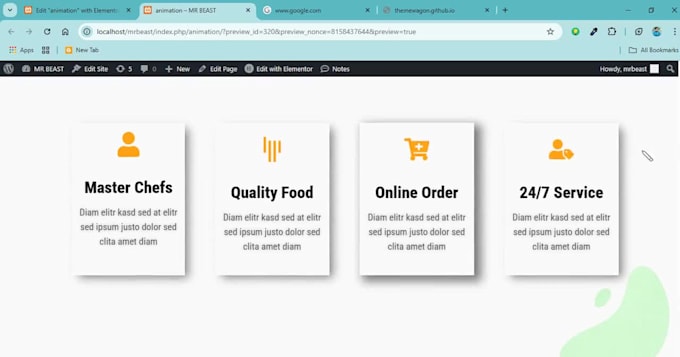 redesign, duplicate and copy website to wordpress using elementor pro