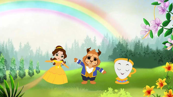 make 2d animation for kids