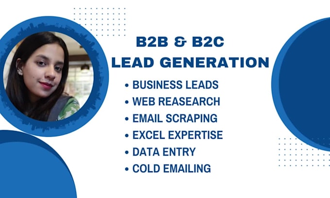 conduct b2b lead generation, targeted business leads and data scraping