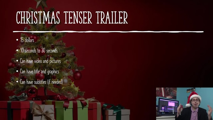 help you edit a christmas trailer for youtube