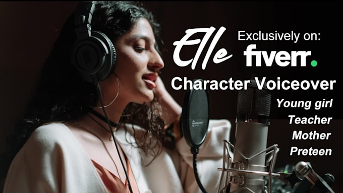 record voiceover for teacher, young girl or boy