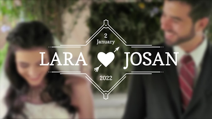 edit wedding video wedding intro wedding title