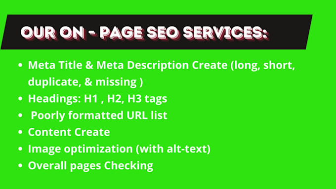 do on page SEO and technical optimization for google ranking
