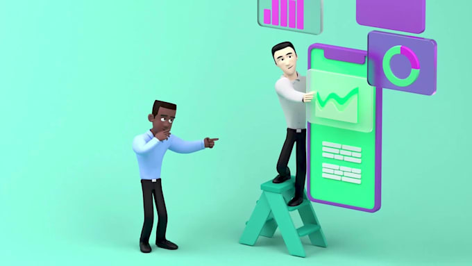 create 2d or 3d animation explainer video or sales explainer video