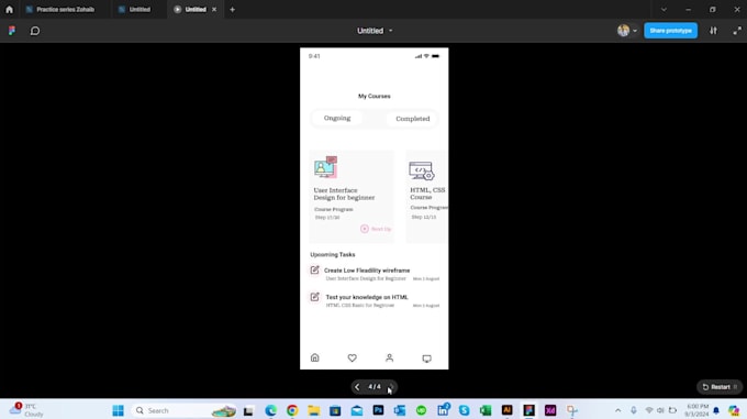 design a ui ux mobile app