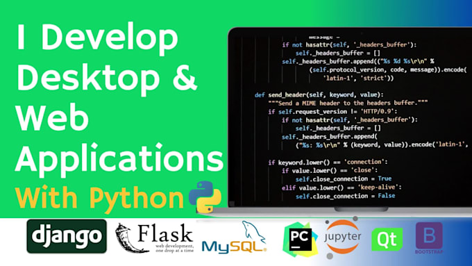 Develop web and desktop apps with python for you by Simonmwangi473 | Fiverr